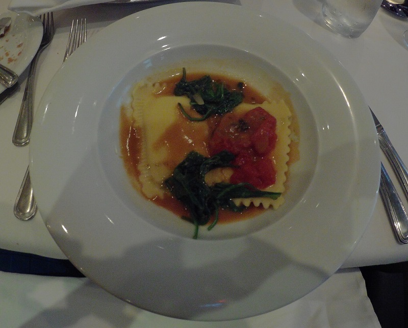 Ravioli on Norwegian Sun