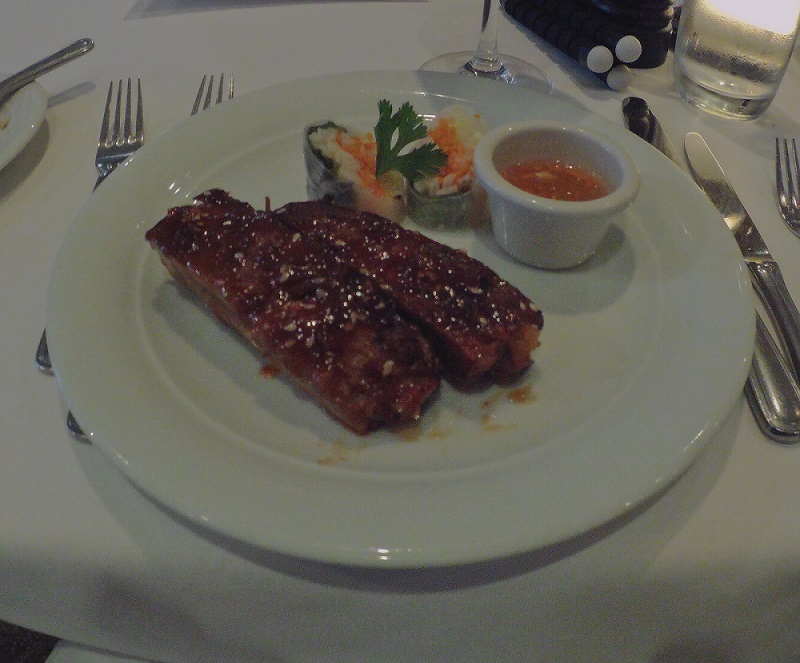 Spareribs on Norwegian Sun