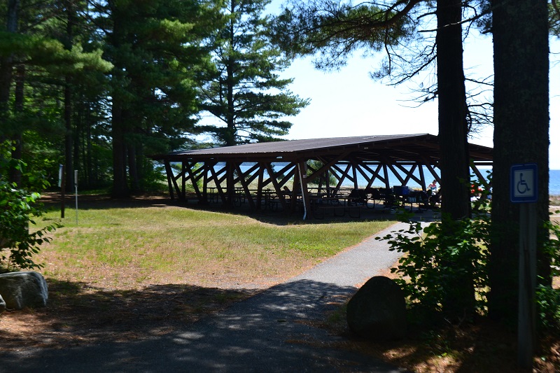 Covered picnic area 