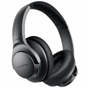 Wireless noise-cancelling headphones for travel, perfect gift for dads who want peace and quiet in transit.
