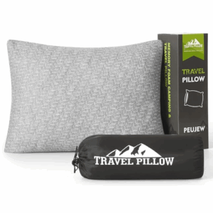 Ergonomic travel neck pillow for dads, compact and supportive for long flights and road trips.