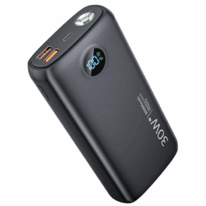 High-capacity portable charger for travel, essential tech gift for dads to keep devices powered on the go.