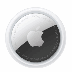 Apple AirTag tracker for travel, ideal gift for dads to keep track of luggage, keys, or backpacks.
