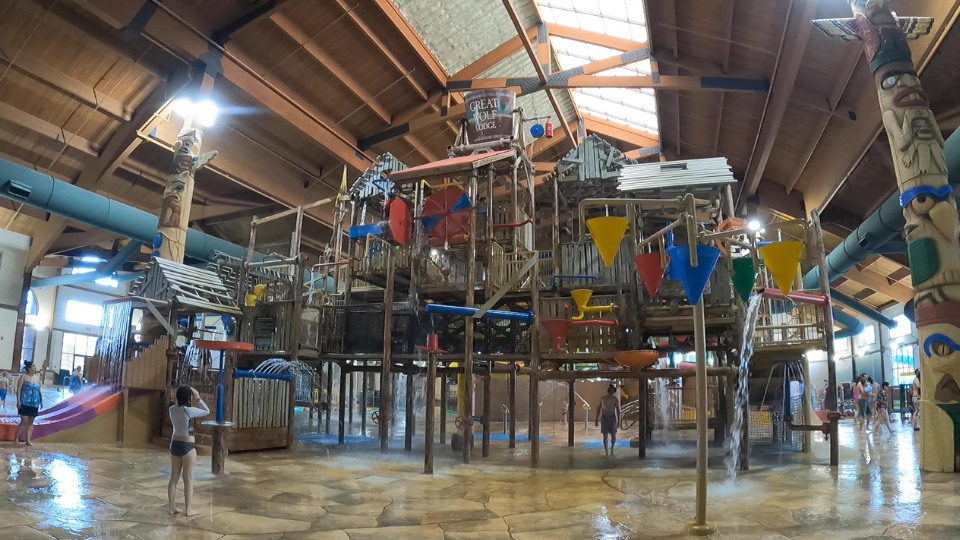 Great Wolf Lodge Waterpark in Traverse City, Michigan.