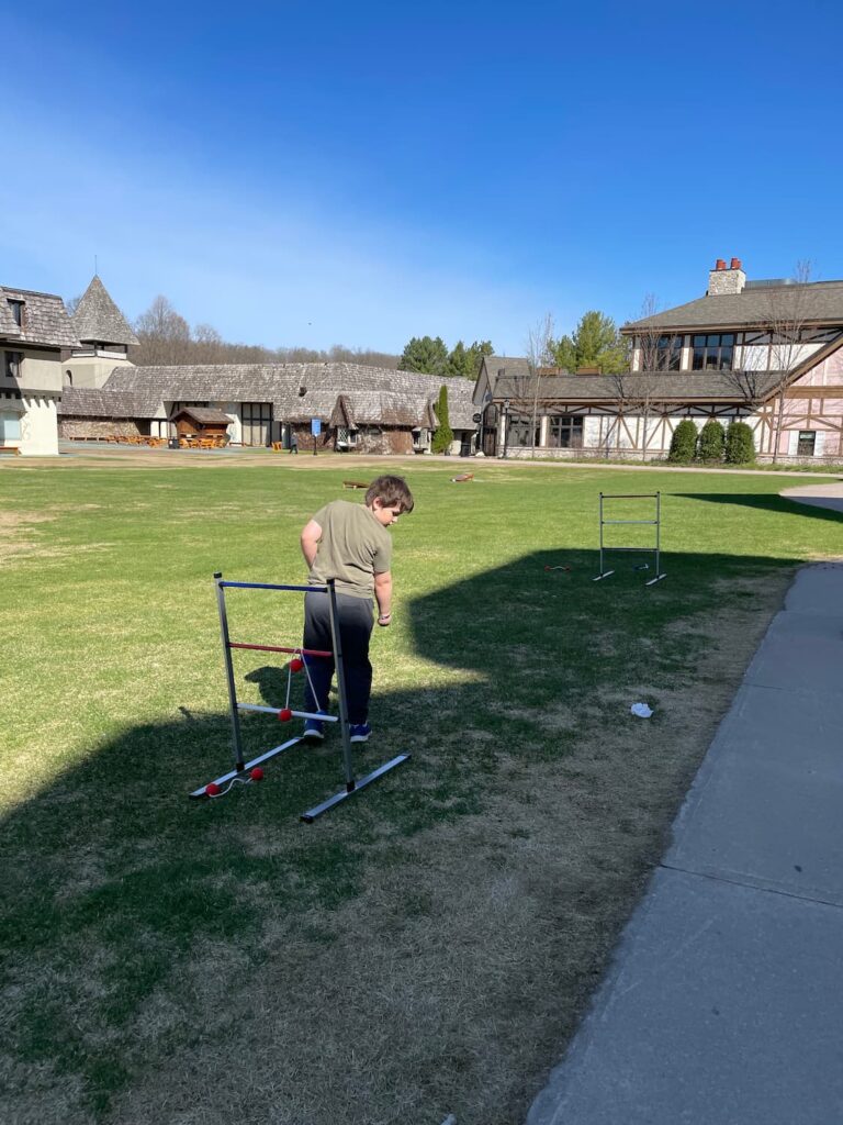 Boyne Mountain Resort transforms into a vibrant playground during the summer months, offering a diverse array of outdoor games and activities suitable for all ages and interests.