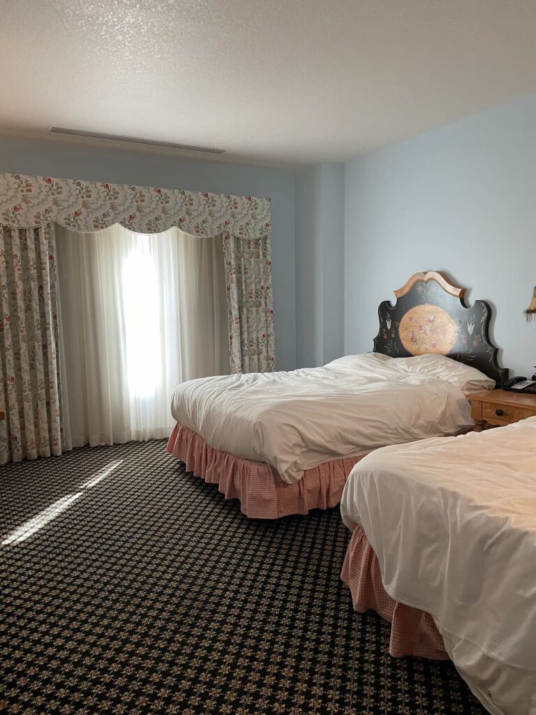 Double Queen bed room at Boyne Mountain.