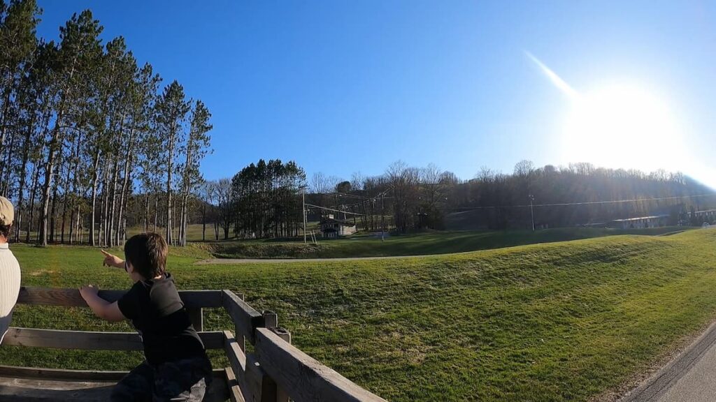 riding through the resort grounds at Boyne Mountain in spring and breathing in that fresh air.
